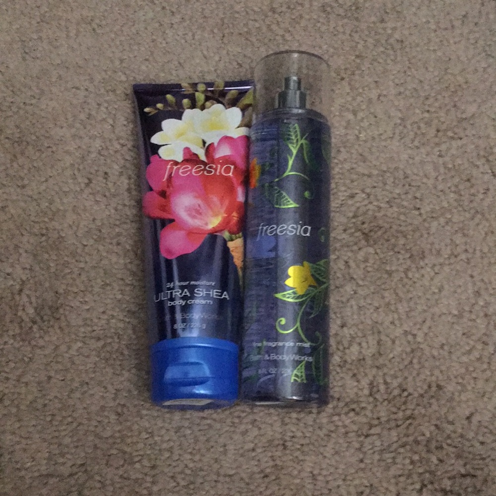 Bath and body works Freesia perfume& lotion